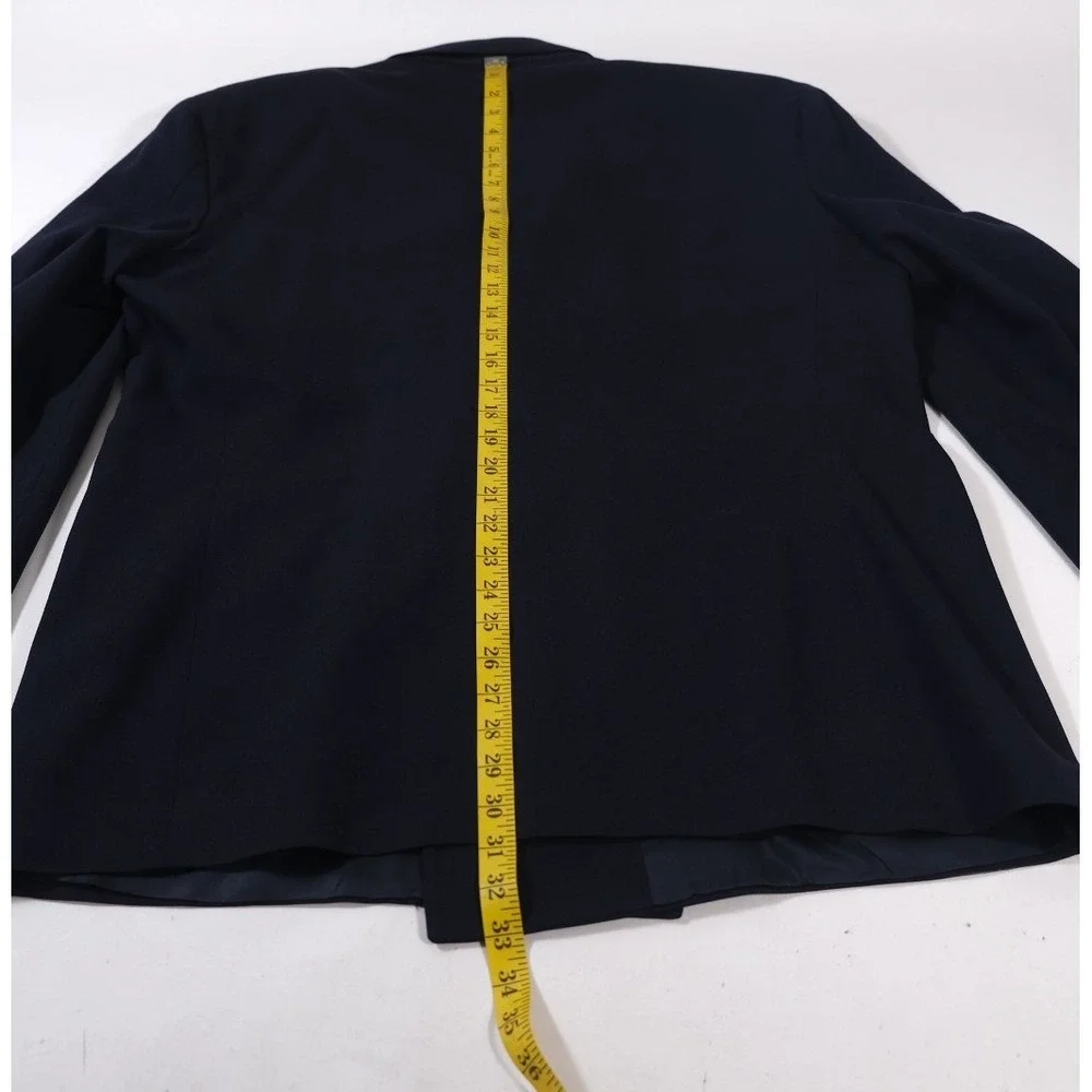 Mark Alexander Blazer Mens 44 Navy Blue Double Breasted Wool Sport Coat USA Made
